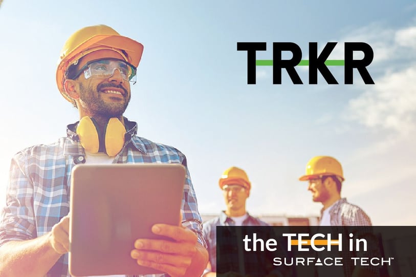 TRKR online ordering system for the concrete industry. 